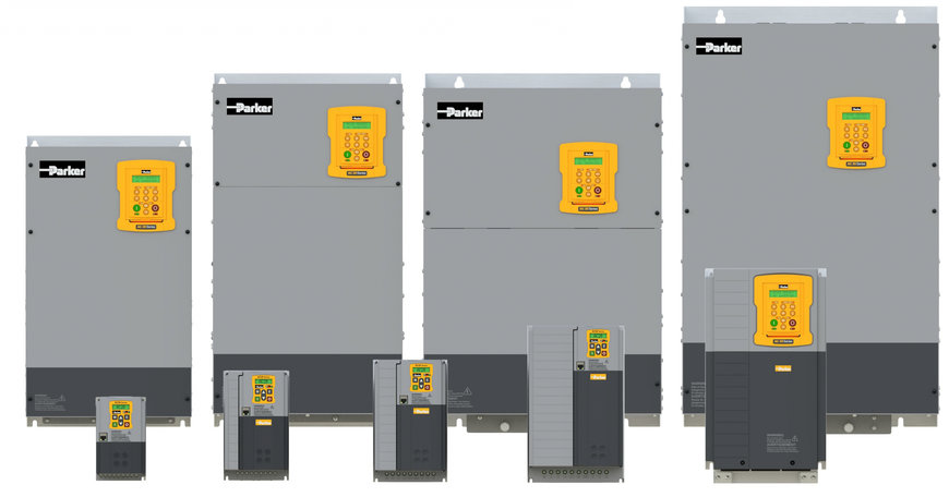 Parker strengthens its portfolio of variable frequency drives with two new ranges of Ethernet-enabled, low-cost inverters for general industrial applications